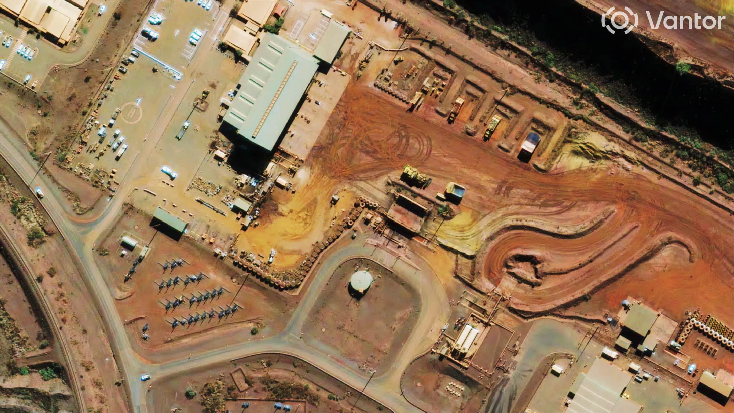 Mining operation details for resource extraction analysis.