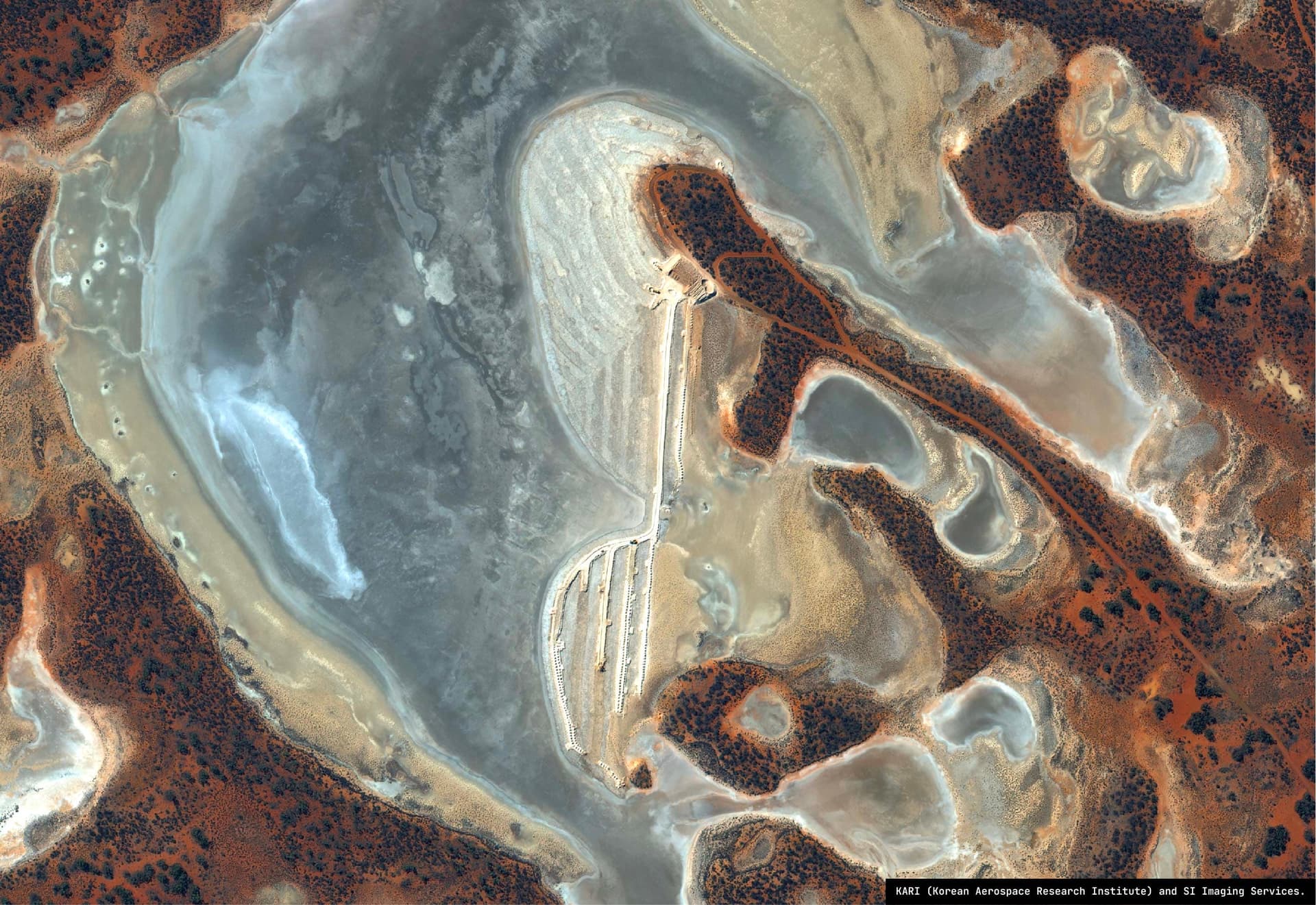 Mining corridor scene