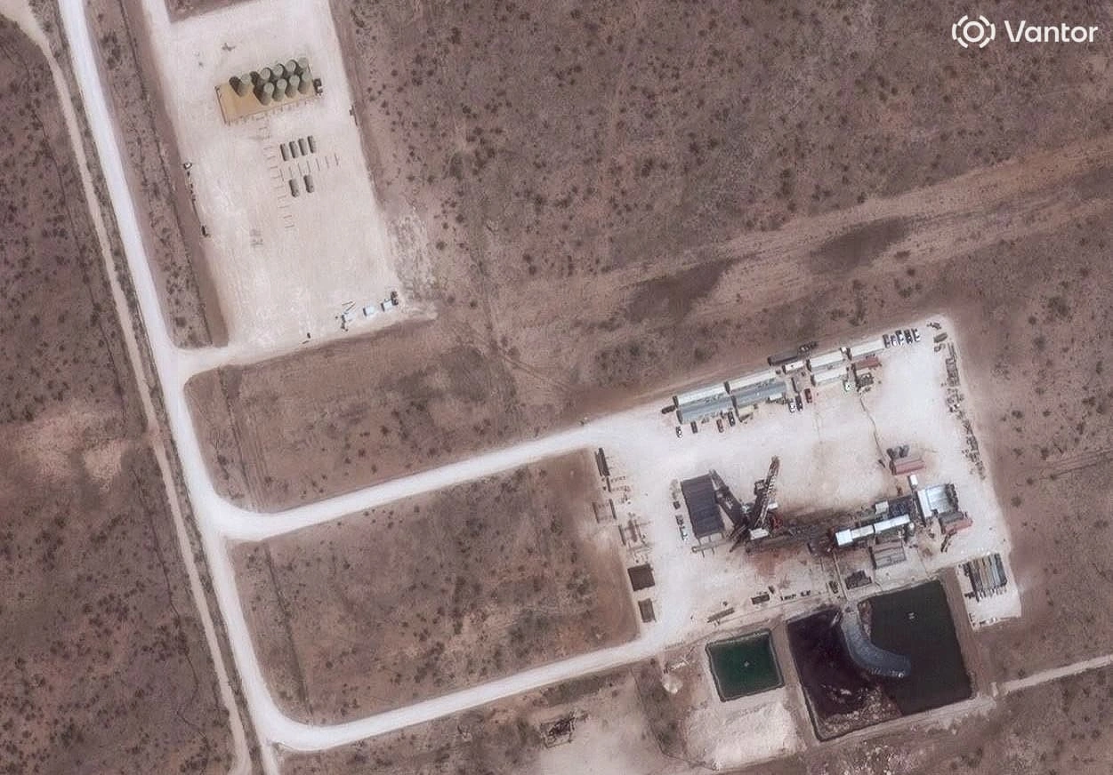 Permian Basin well pads showcasing infrastructure monitoring use cases.