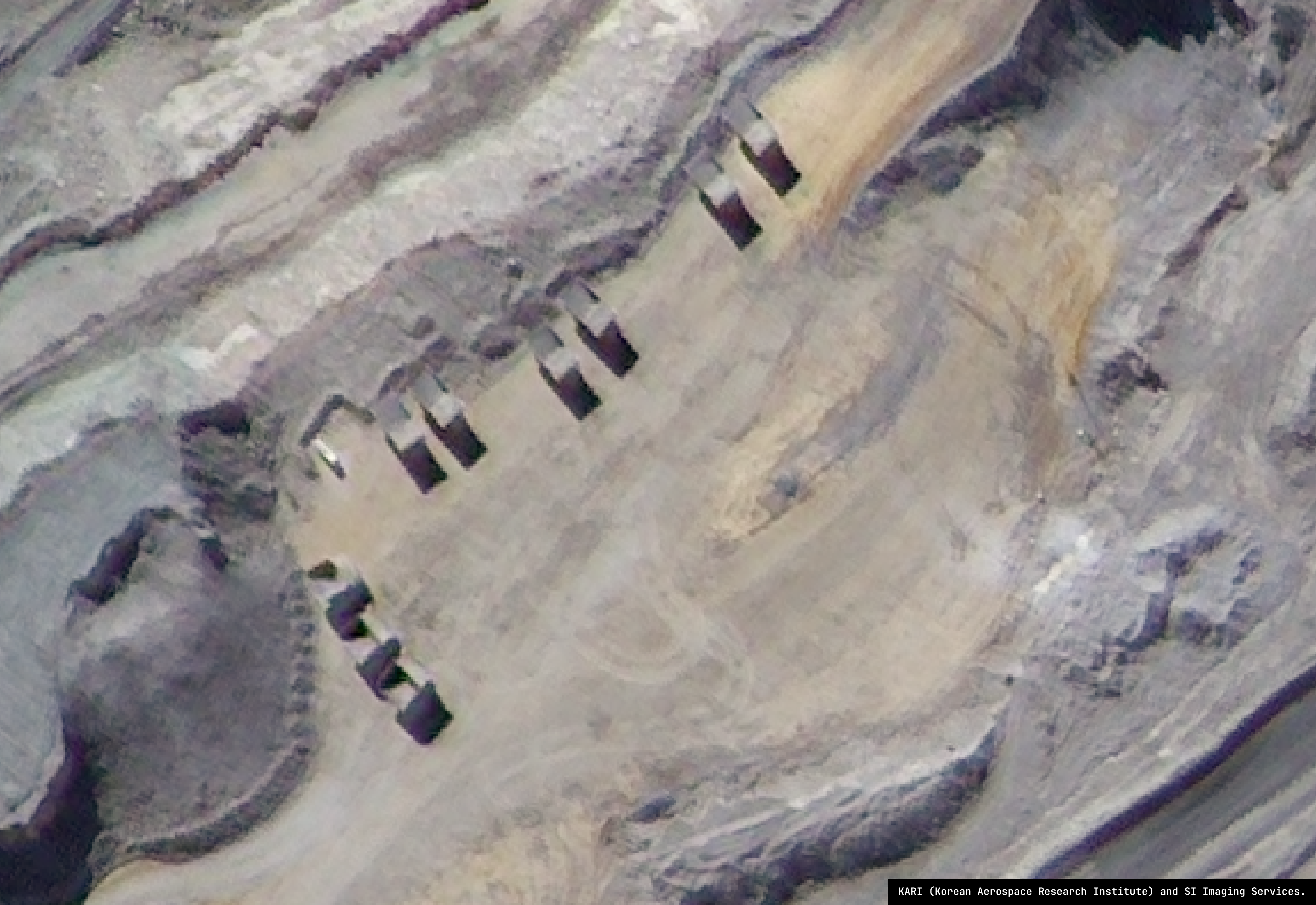 Sub-meter optical detail over a mine site.