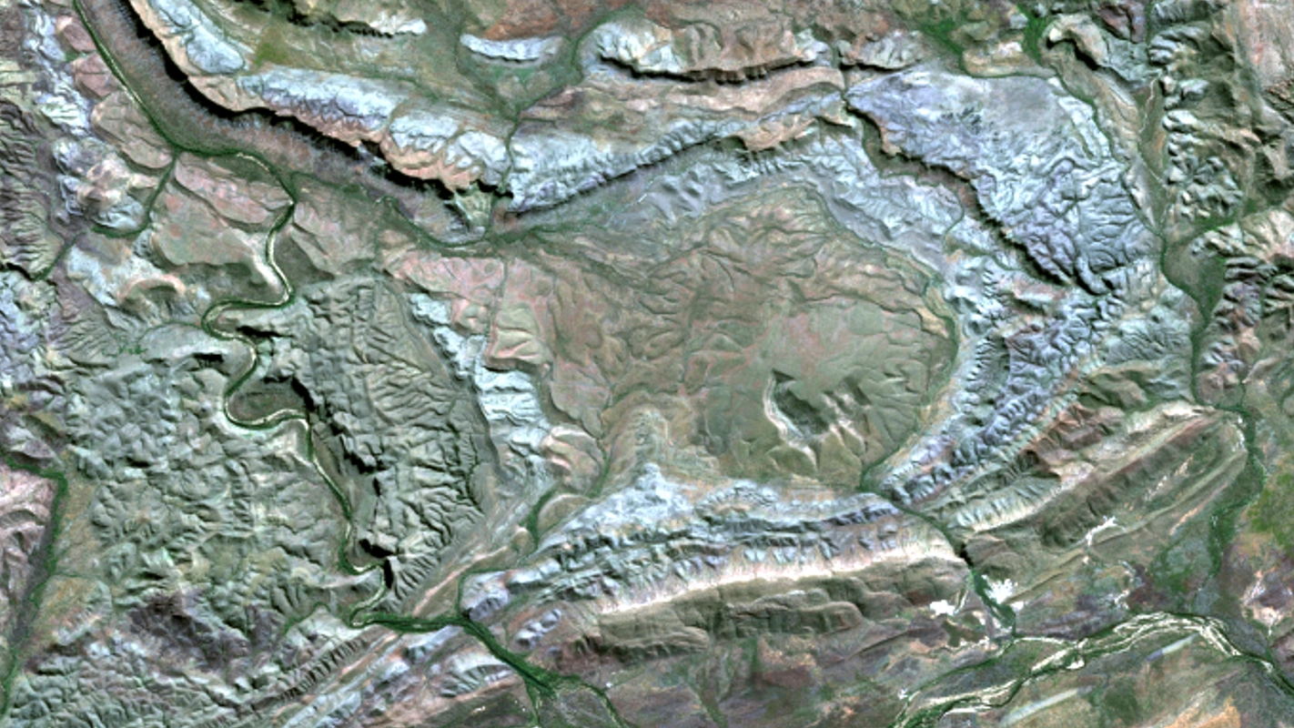 True colour RGB Sentinel-2 image over Texas Downs, Western Australia