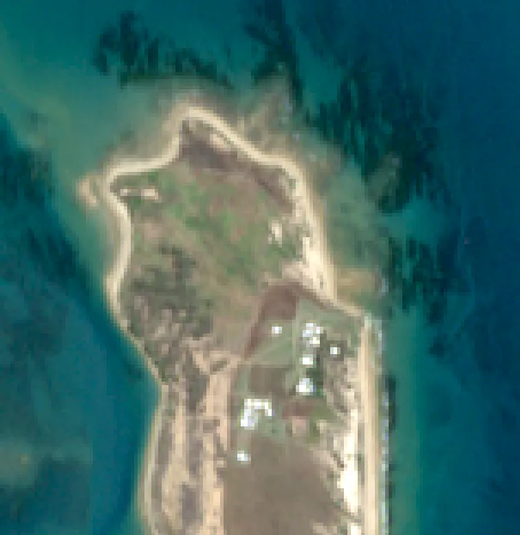 Sentinel-2 medium-resolution imagery over Gladstone for comparison of detail vs context.