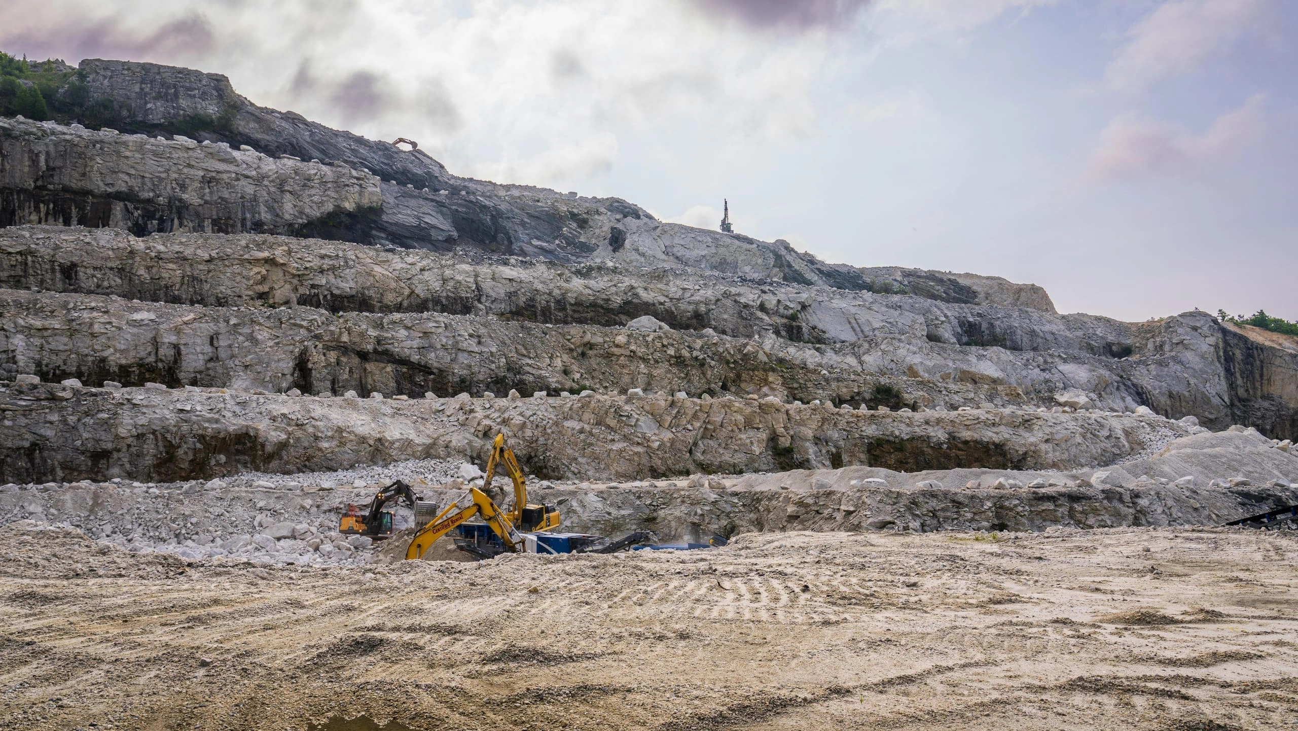 Operational open-pit mine site